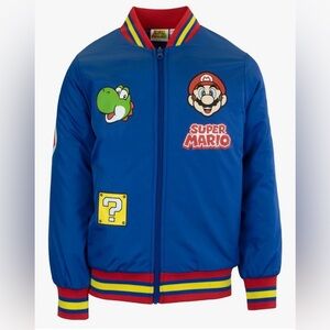 Nintendo Super Mario Bomber Jacket size 10-12